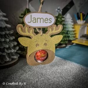 Reindeer Tree Decoration with a Treat